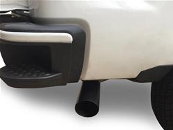 Black Horse Off-Road  Round, Black 2.75 Inch Exhaust Tip MT-RR01BK