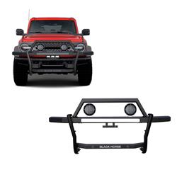 Black Horse Off Road Grille Guards RAGF20-PLFB