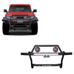 Black Horse Off Road Grille Guards RAGF20-PLFR