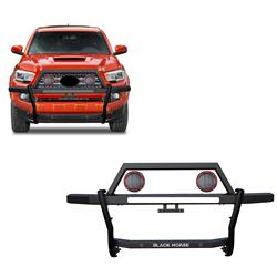 Black Horse Off Road Grille Guards RAGT01-PLFR
