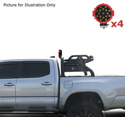 Black Horse Off Road Truck Bed and Sport Bars RB-BA1B-PLR