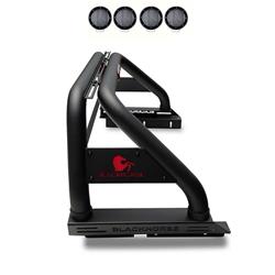 Black Horse Off Road Truck Bed and Sport Bars RB09BK-PLFB