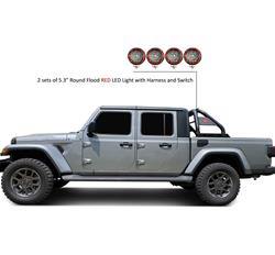 Black Horse Off Road Truck Bed and Sport Bars RB09BK-PLFR