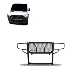 Black Horse Off-Road Rugged Heavy-Duty Grille Guards RU-DOSP07-B