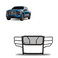 Black Horse Off-Road Rugged Heavy-Duty Grille Guards for 2021-2023 F-150 - RU-FOF116-B