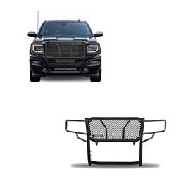 Black Horse Off-Road Rugged Heavy-Duty Grille Guards for 2014-2015 SIERRA 1500 - RU-GMSI14-B