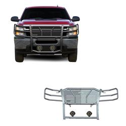 Black Horse Off Road Grille Guards RU-CHSI07-B-PLB