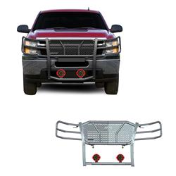 Black Horse Off Road Grille Guards RU-CHSI07-B-PLR