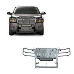 Black Horse Off-Road Rugged Heavy-Duty Grille Guards RU-CHTA07-B-K1