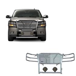 Black Horse Off Road Grille Guards RU-CHTA07-B-PLB