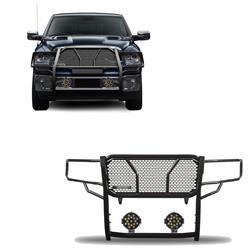 Black Horse Off Road Grille Guards RU-DORA09-B-PLB