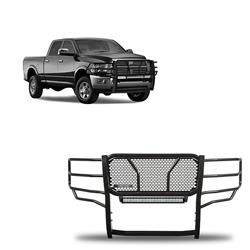Black Horse Off-Road Rugged Heavy-Duty Grille Guards for 2011-2018 2500, 3500 - RU-DORA10-B-KIT
