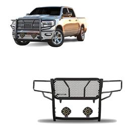 Black Horse Off Road Grille Guards RU-DORA19-B-PLB