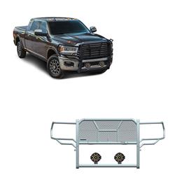 Black Horse Off Road Grille Guards RU-DORA20-B-PLB