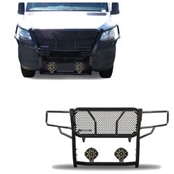 Black Horse Off Road Grille Guards RU-DOSP19-B-PLB