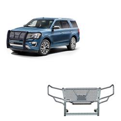 Black Horse Off-Road Rugged Heavy-Duty Grille Guards for 2018-2021 EXPEDITION - RU-FOEX18-B-K2