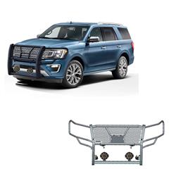 Black Horse Off Road Grille Guards RU-FOEX18-B-PLB