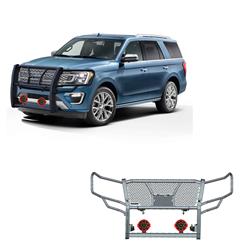 Black Horse Off Road Grille Guards RU-FOEX18-B-PLR