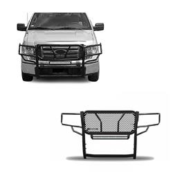 Black Horse Off-Road Rugged Heavy-Duty Grille Guards for 2009-2014 F-150 - RU-FOF109-B-KIT