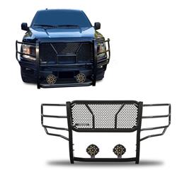 Black Horse Off Road Grille Guards RU-FOF115-B-PLB