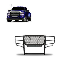 Black Horse Off-Road Rugged Heavy-Duty Grille Guards RU-FOF211-B-KIT