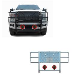 Black Horse Off Road Grille Guards RU-FOF217-B-PLR