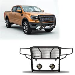 Black Horse Off Road Grille Guards RU-FORA19-B-PLB