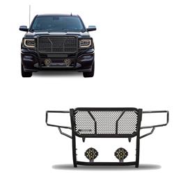 Black Horse Off Road Grille Guards RU-GMSI14-B-PLB