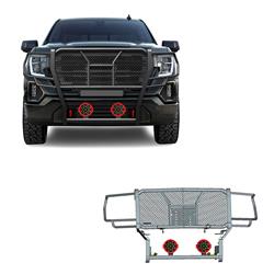 Black Horse Off Road Grille Guards RU-GMSI19-B-PLR