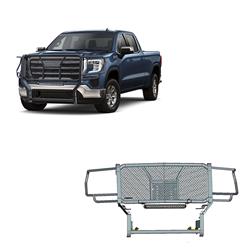 Black Horse Off-Road Rugged Heavy-Duty Grille Guards RU-GMSI20-B-K2