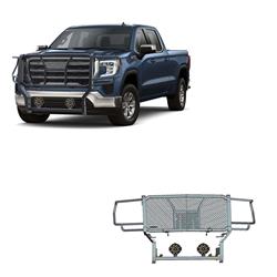 Black Horse Off Road Grille Guards RU-GMSI20-B-PLB