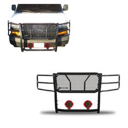 Black Horse Off Road Grille Guards RU-GV02MA-B-PLR