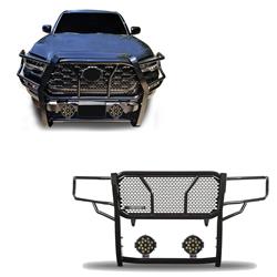 Black Horse Off Road Grille Guards RU-TOTA16-B-PLB
