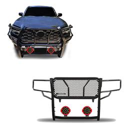 Black Horse Off Road Grille Guards RU-TOTA16-B-PLR
