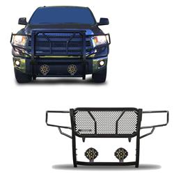 Black Horse Off Road Grille Guards RU-TOTU07-B-PLB