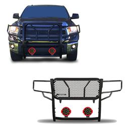 Black Horse Off Road Grille Guards RU-TOTU07-B-PLR