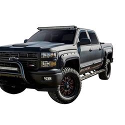 Black Horse Off-Road Fender Flares for 2014-2019 SILVERADO 2500 HD, SILVERADO 3500 HD - FF-CHSI25-SM-PKT