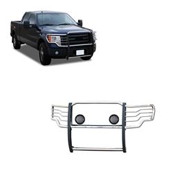 Black Horse Off Road Grille Guards 17FP30MSS-PLFB