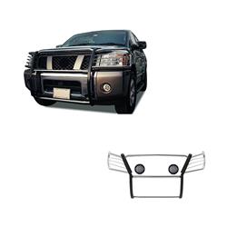 Black Horse Off Road Grille Guards 17NR26MSS-PLFB