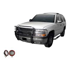 Black Horse Off Road Grille Guards 17GT23MSS-PLFR