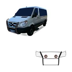 Black Horse Off Road Grille Guards 17D502MSS-PLFR