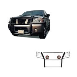 Black Horse Off Road Grille Guards 17NR26MSS-PLFR
