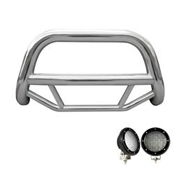 Black Horse Off Road Grille Guards MBS-NIA902-PLFB