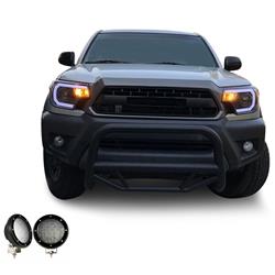 Black Horse Off Road Grille Guards MBB-TOD1109-PLFB