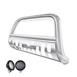 Black Horse Off Road Grille Guards BB076010-SP-PLFB