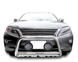 Black Horse Off Road Grille Guards BB091009-SP-PLFB