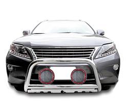 Black Horse Off Road Grille Guards BB091009-SP-PLFR