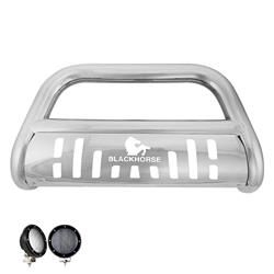 Black Horse Off Road Grille Guards CBS-DOB2001SP-PLFB