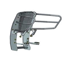 Black Horse Off Road Grille Guards RU-CHTA15-B-PLFR