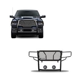 Black Horse Off Road Grille Guards RU-DORA09-B-PLFB